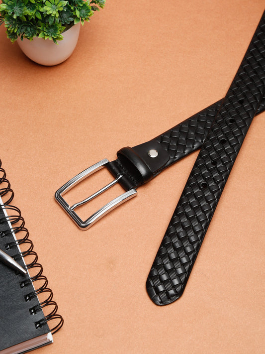 Basket Weave Crafted Leather Belt