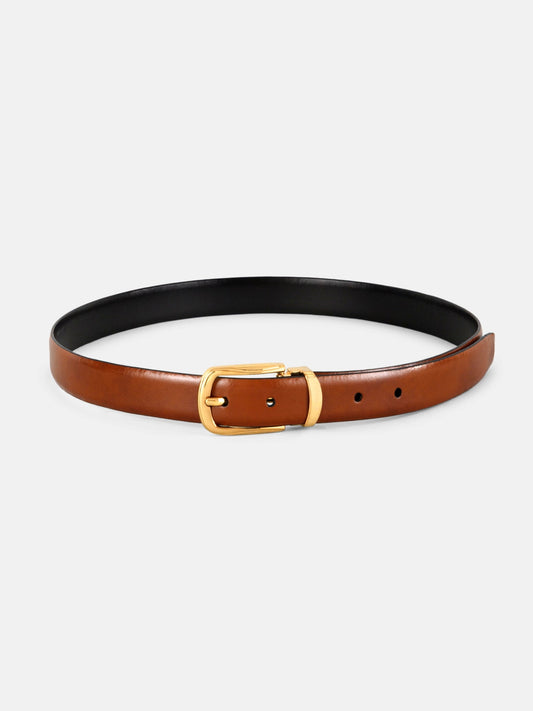 Elegant Reversible Leather Belt