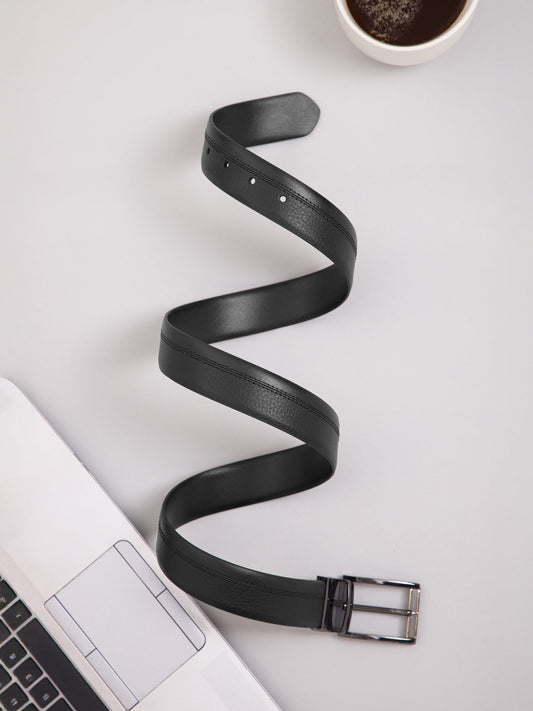 Signature Reversible Leather Belt