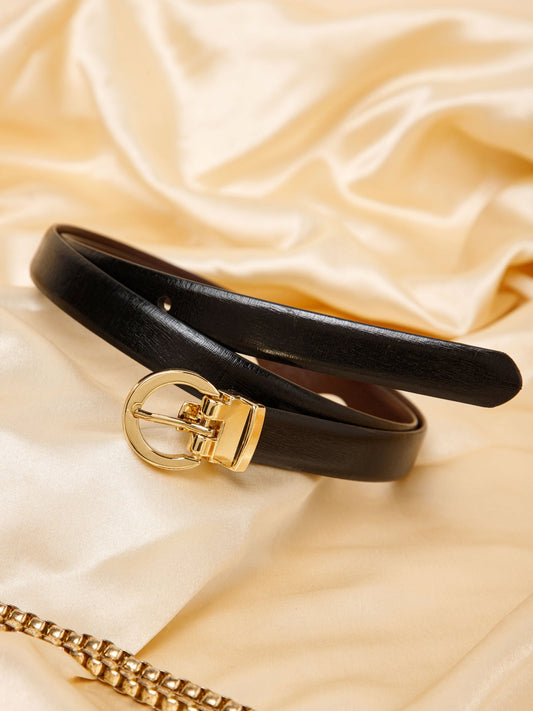 Statement Reversible Leather Belt
