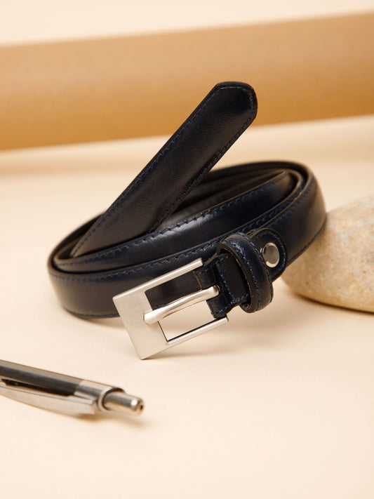 Two-Tone Reversible Leather Belt