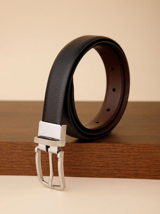 Polished Reversible Leather Belt