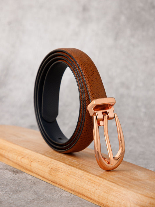 Chic Reversible Leather Belt