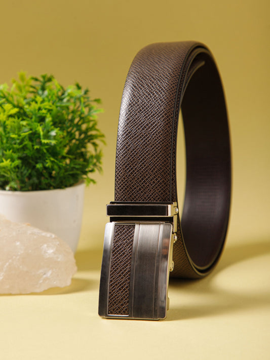 Plus Size Classic Autolock Leather Belt
