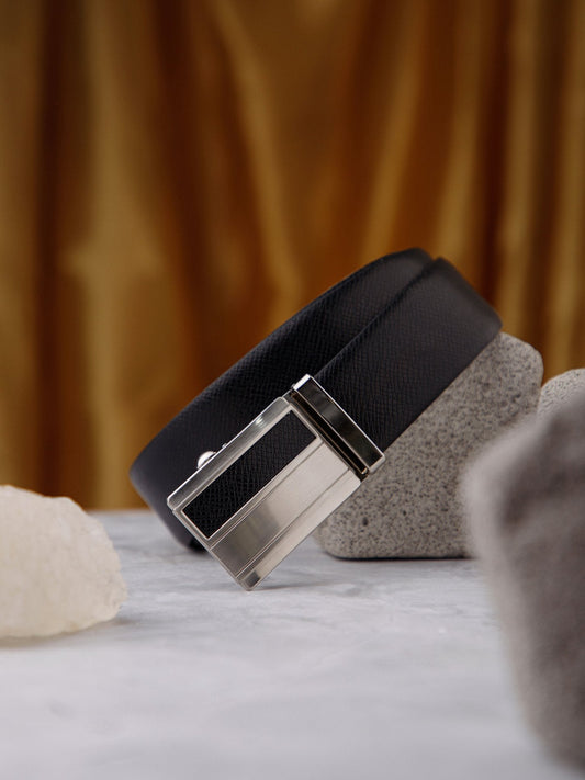 Plus Size Classic Autolock Leather Belt