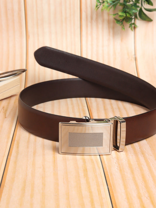 Plus Size Sleek Autolock Leather Belt