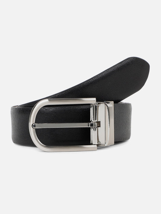 Shrunken Grain Leather Belt