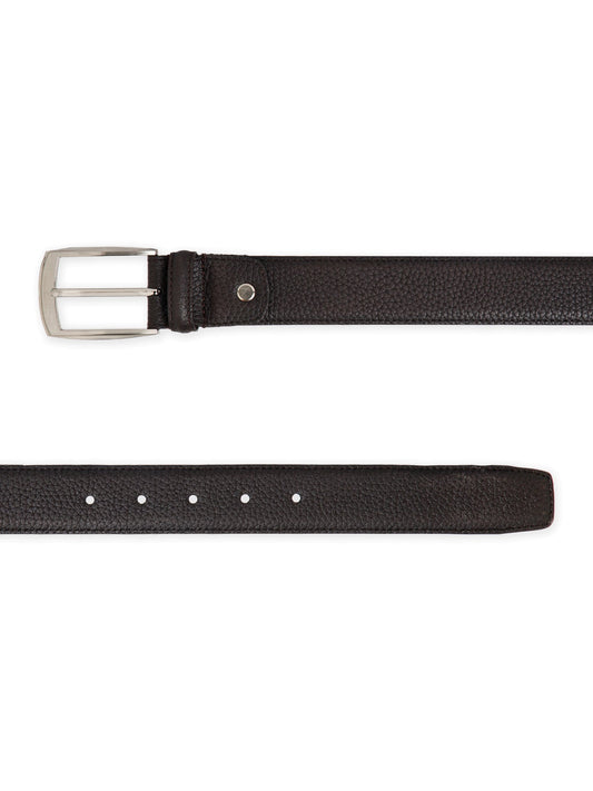 Plus Size Pebble Autolock Leather Belt