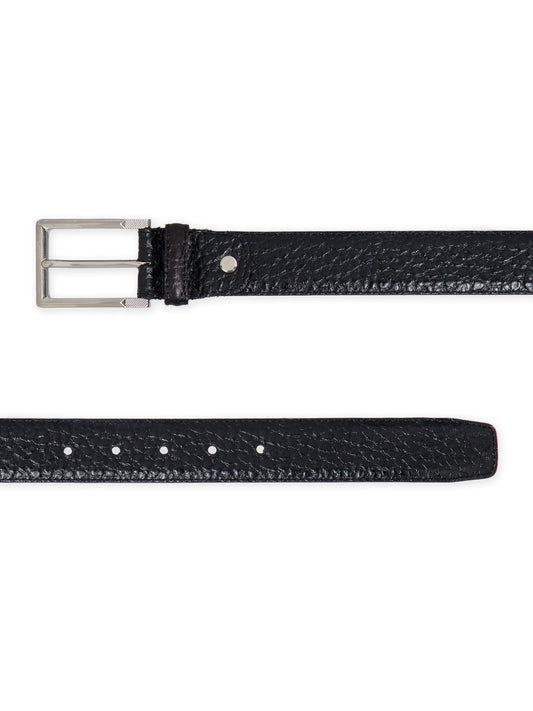 Plus Size Vintage Grain Autolock Leather Belt