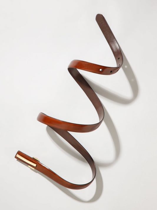 Slim Leather Belt