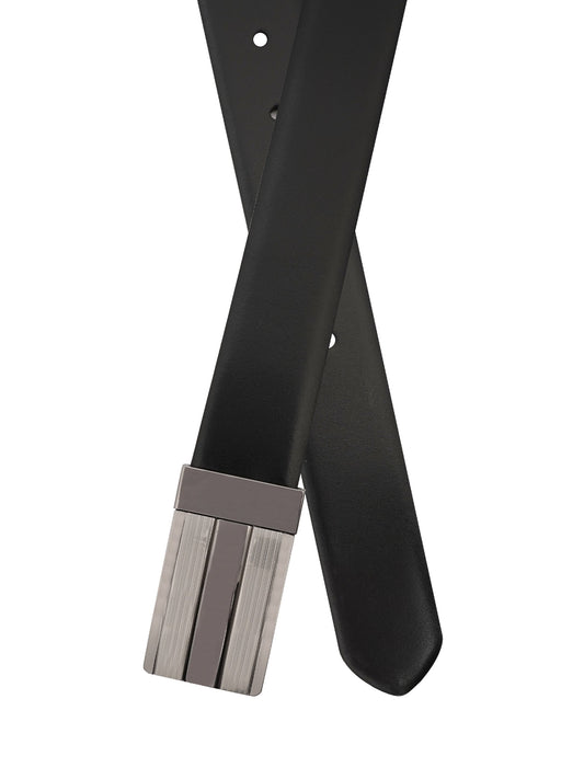 Plus Size Refined Reversible Leather Belt