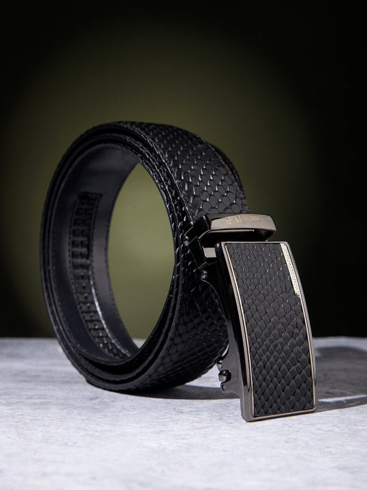 Plus Size Refined Autolock Leather Belt