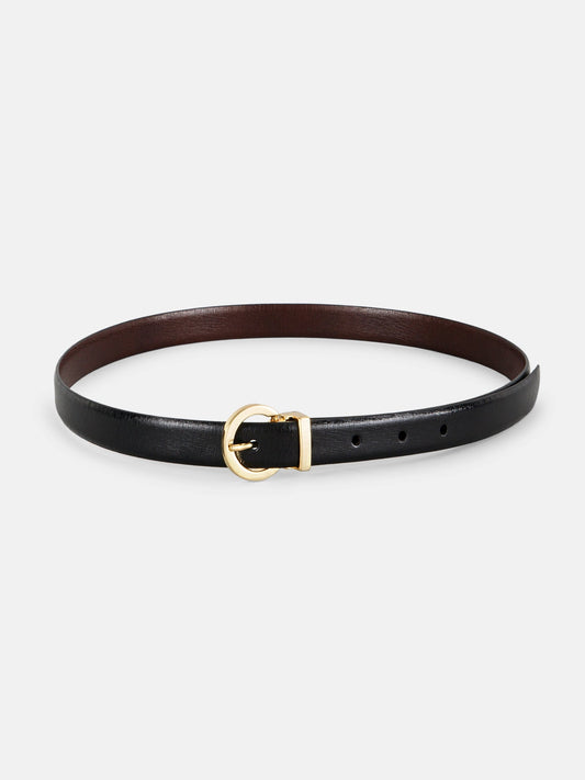Signature Reversible Leather Belt