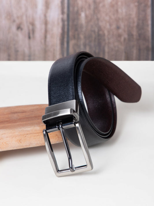 Plus Size Slim Reversible Leather Belt