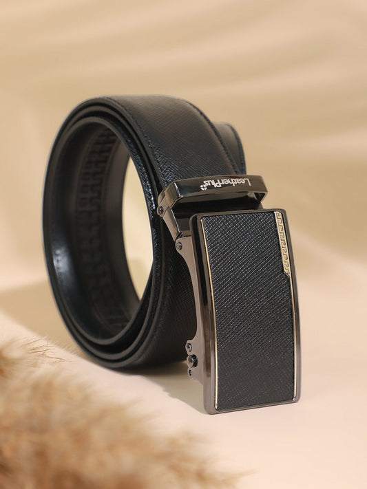 Plus Size Contemporary Autolock Leather Belt