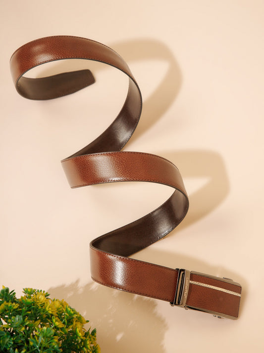 Plus Size Modern Autolock Leather Belt