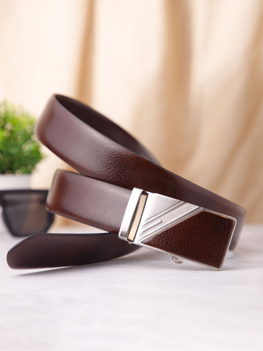 Plus Size Micro Autolock Leather Belt