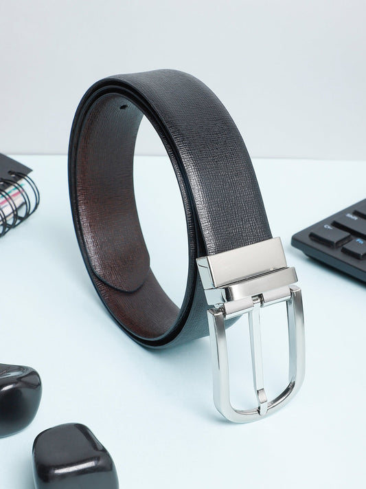 Shrunken Grain Leather Belt