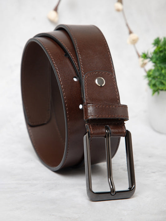 Pebble Grain Casual Leather Belt